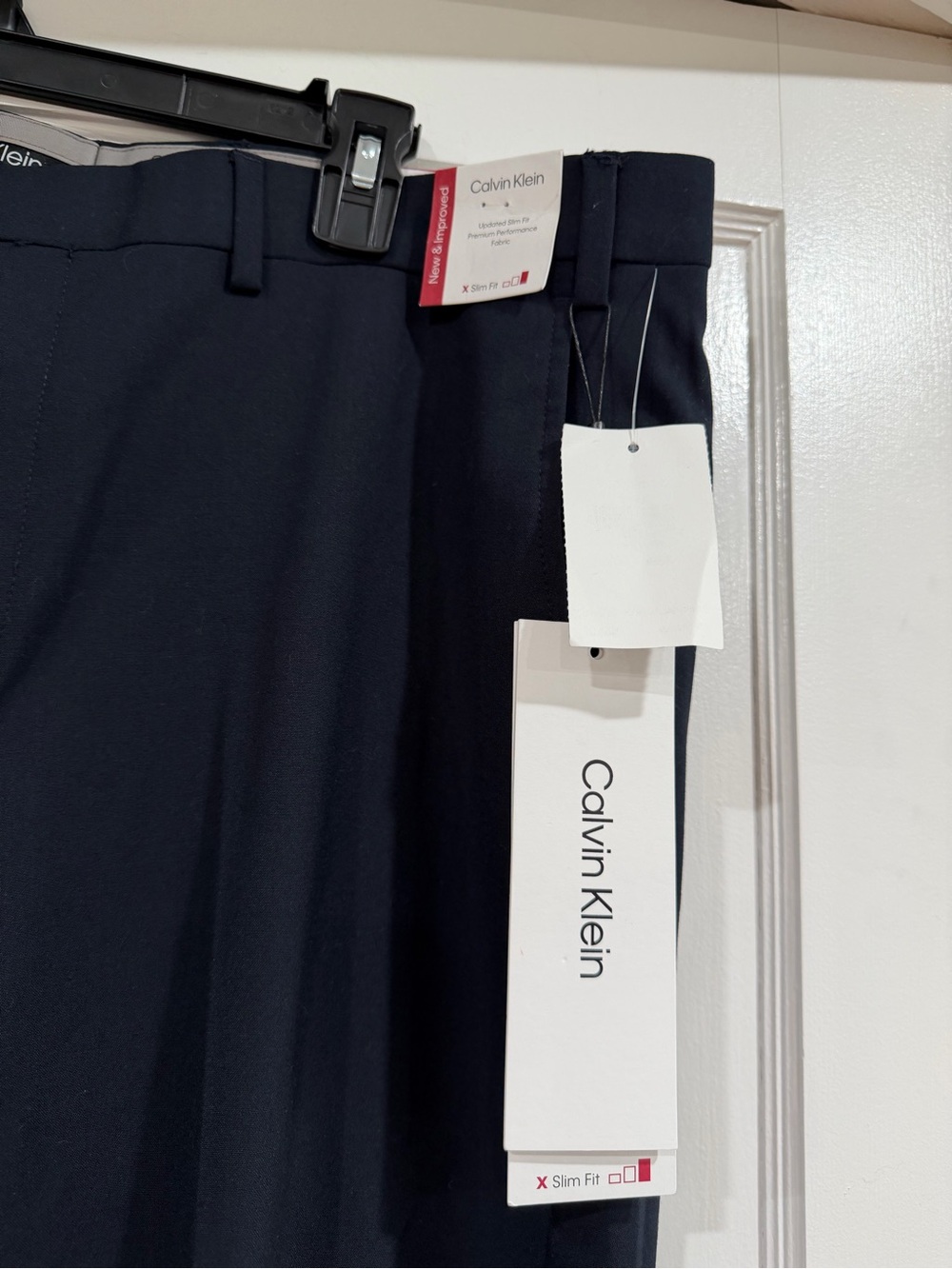 Calvin Klein Men's Dark Navy Dress Pants - Picture 2 of 10